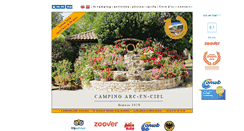 Desktop Screenshot of campingarcenciel.com